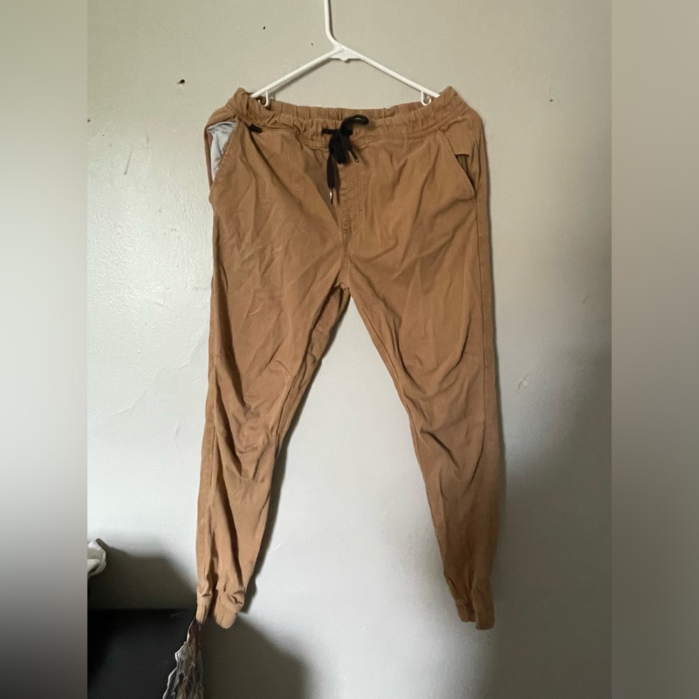 Khaki joggers